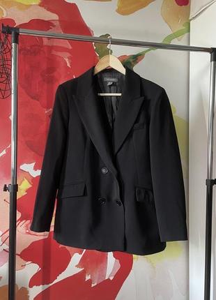 Женский черный пиджак primark размер 38