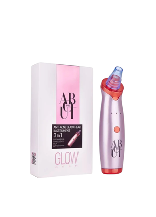 Вакуумний очищувач пор для обличчя about face anti-acne blackhead instrument 3 в 1