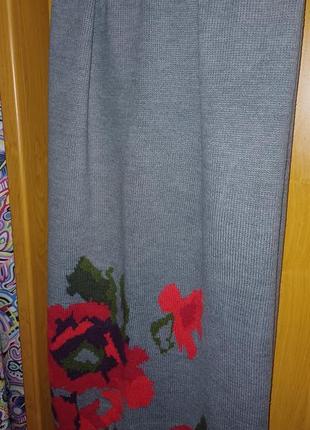 Красивый объемный шарф палантин