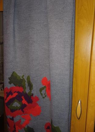 Красивый объемный шарф палантин