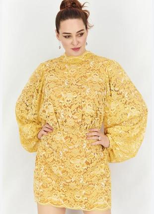 Платье asos с объемным рукавом