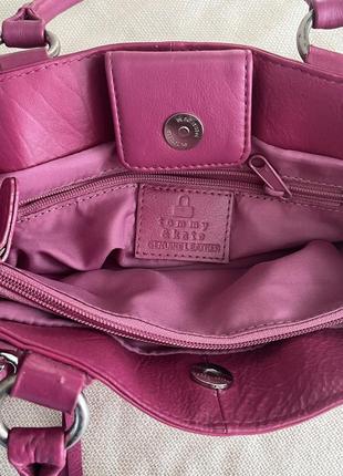 Рожева вмістка сумочка жіноча y2k не велика рожевенька сумка багет3 фото