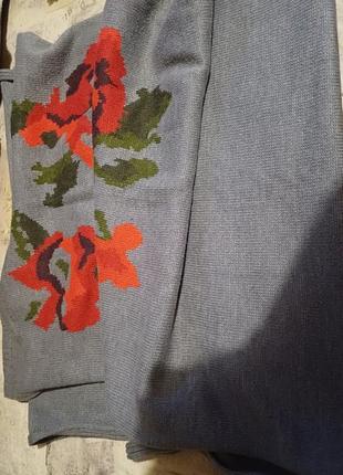 Красивый объемный шарф палантин