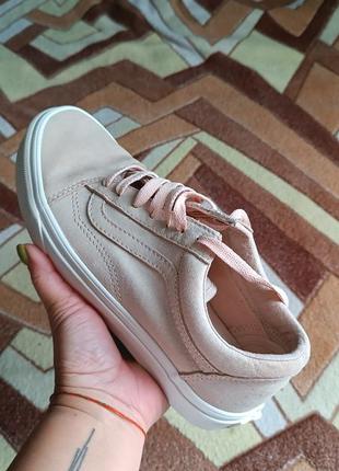 Пудрровые кеды vans, 37 размер (24см)