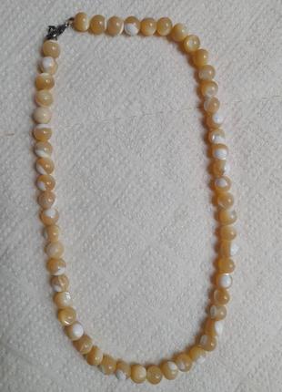 Намисто чокер перламутр натуральний