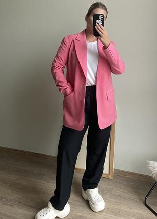 Розовый пиджак sinsay