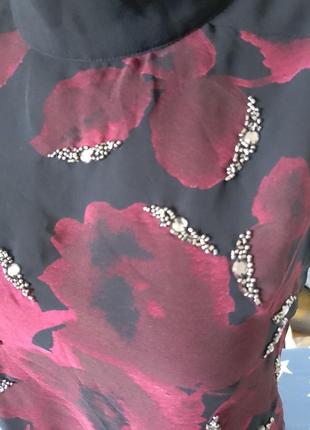 Женская красивая блуза с бисером3 фото