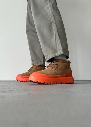 Топ! чоловічі уггі ugg neumel hybrid chestnut orange