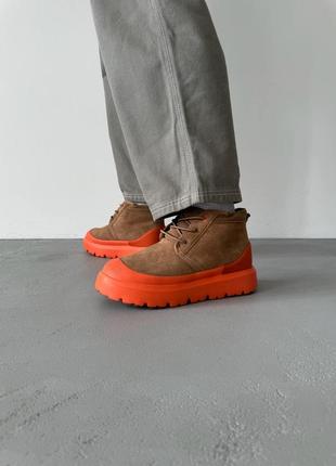 Топ! чоловічі уггі ugg neumel hybrid chestnut orange