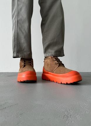 Топ! чоловічі уггі ugg neumel hybrid chestnut orange