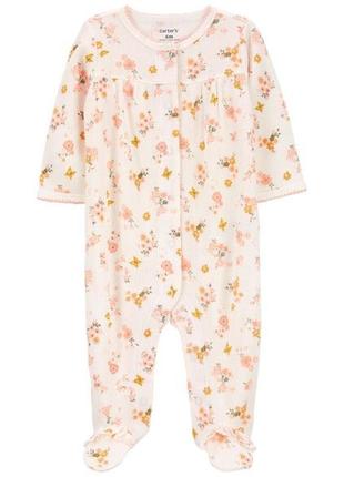 Дитяча піжама/чоловічок з квітковим принтом з бавовни carter's 0475, 0483, 0488