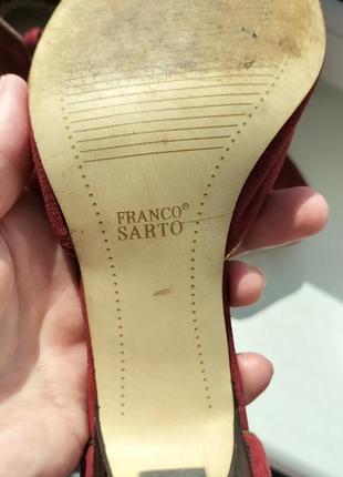Шикарные замшевые ботиночки franco sarto7 фото