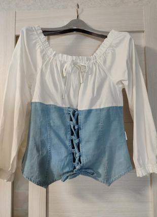 Блуза корсетного типа