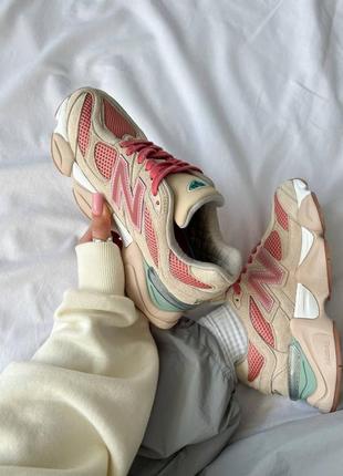 Кросівки new balance 9060 × joe freshgoods inside voices pink4 фото