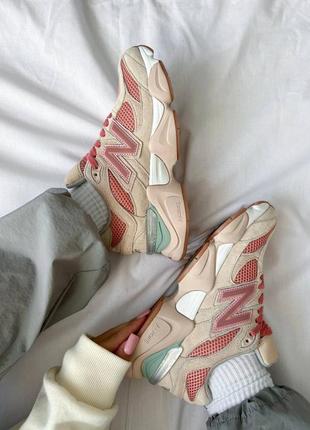 Кросівки new balance 9060 × joe freshgoods inside voices pink6 фото