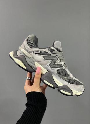 Кроссовки new balance 9060 × joe freshgoods dark grey4 фото