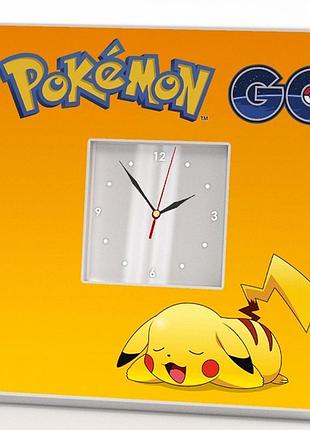 Годинник «аніме покемон. pokemon» незвичайна прикраса інтер'єру для фанатів, подарунок у спальню