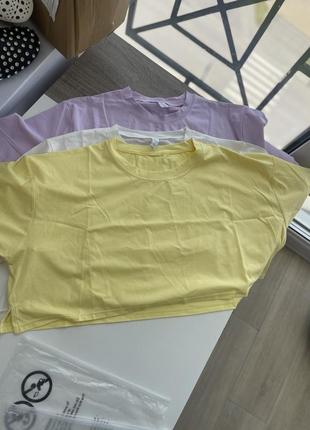 Футболки для тренировок укороченные вкорочені топ   zara футболки  тренування коттон cotton m l2 фото