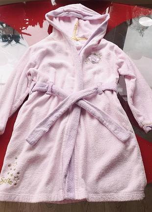 Disney махровий халат дівчинці 5-6 л 110-116 см