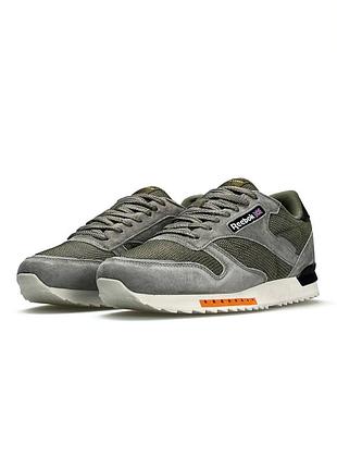 Кросівки чоловічі reebok classic new khaki white