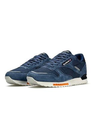 Кроссовки мужские reebok classic new navy white