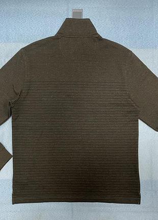 Батник кофта мужская на короткой молнии van heusen, m 8