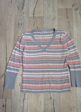 Светрик в рубчик рукав три чверті