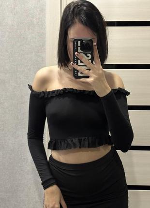 Новый женский топ с длинными рукавами pretty little thing топик с биркой топ plt