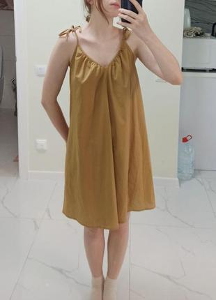 Плаття h&m 100% котон, на зав'язках