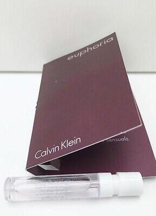 💜calvin klein euphoria edp пробник жіноча парфумована вода 1,2ml.4 фото