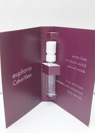 💜calvin klein euphoria edp пробник жіноча парфумована вода 1,2ml.3 фото