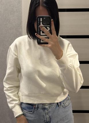 Женский свитшот zara с длинными рукавами кофта женская