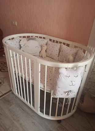 Круглая кровать-трансформер ingvart кровотока