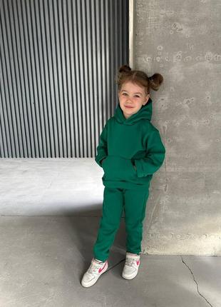 Спортивный костюм трехнитка на флисе для девочек и мальчиков