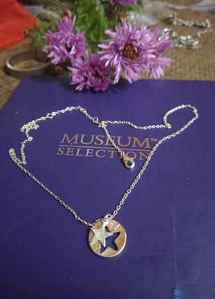 Нежное, винтажное колье. посеребрение. англия.