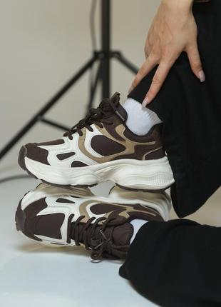 Жіночі кросівки nexis v210-4 brown/beige