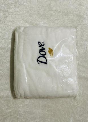 Флисовый плед dove белого цвета 120×180 см
