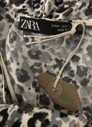 Zara платье в принт9 фото