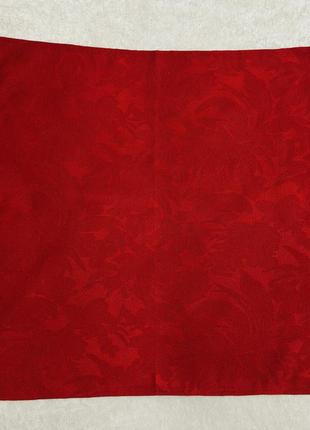 Декоративні тканинні серветки kid interior для сервірування темно-червоного кольору 48х48 см