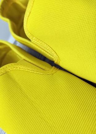 Жовті лимонні яскраві жіночі кеди мокасини сліпони р. 41 (25,5 см)6 фото