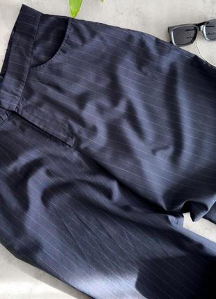 Шикарні брюки/штани палаццо в полоску peter m ayers3 фото
