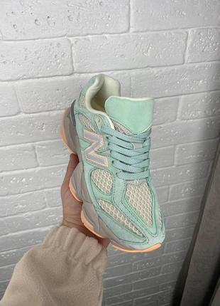 Кросівки new balance 9060 green mint4 фото