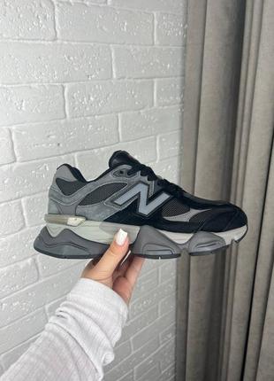 Кроссовки new balance 9060 castlerock black grey