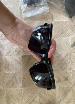 Черные солнцезащитные очки спортивные очки от солнца5 фото