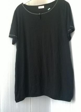 Новая черная базовая блуза / туника / турция1 фото