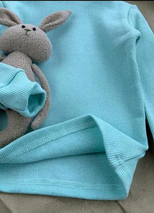 Гольф рубчик начіс м'ята 2