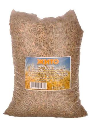 Жито посівне озиме рожь 1 кг тм семена украины1 фото