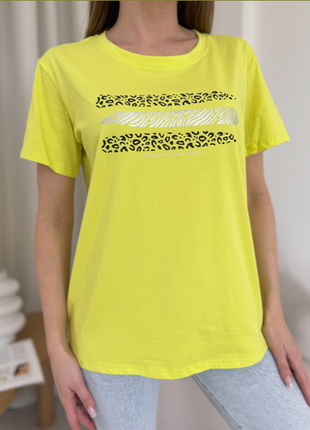Базова вільна футболка з тваринним принтом бавовна 9 кольорів9 фото