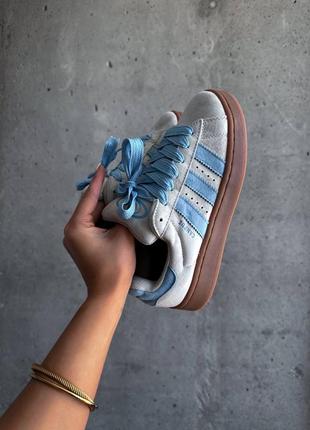 Adidas campus 00s “putty grey preloved  blue”3 фото