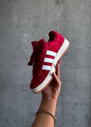 Женские кроссовки adidas campus red2 фото